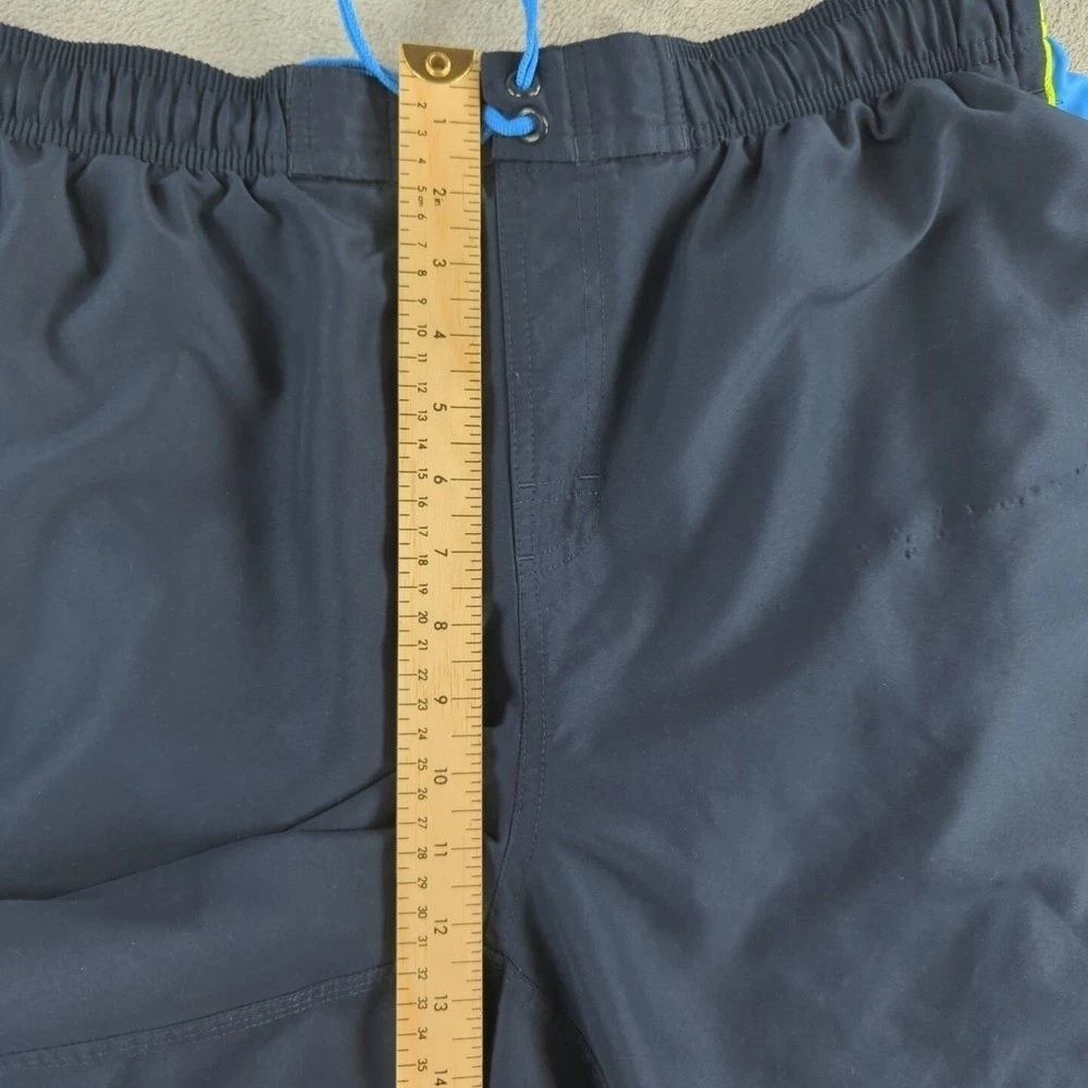 Nike Shorts Mens Extra Large Blue Board Shorts Swim Trunks Lined Athletic Denim - Picture 11 of 14